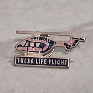 Tulsa Life Flight EMS Emergency Medical Transport Pin Oklahoma